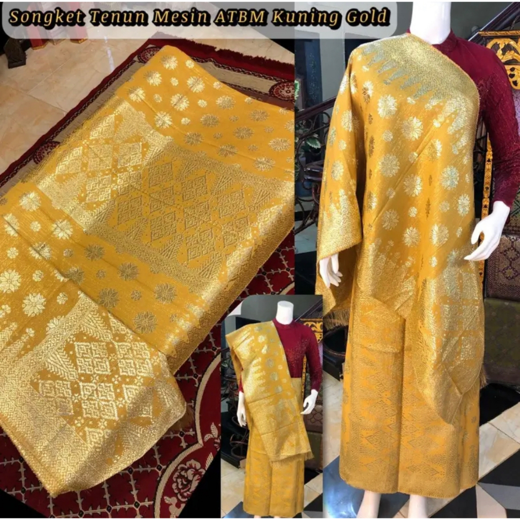 ROK SONGKET ATBM FULL TRIKOT || ORIGINAL BORDIR TENUN || BAWAHAN WANITA MEWAH || ROK PLUS SLENDANG TERBARU || READY SEMUA VARIANT WARNA BEST SELLER ~ DVN STYLE