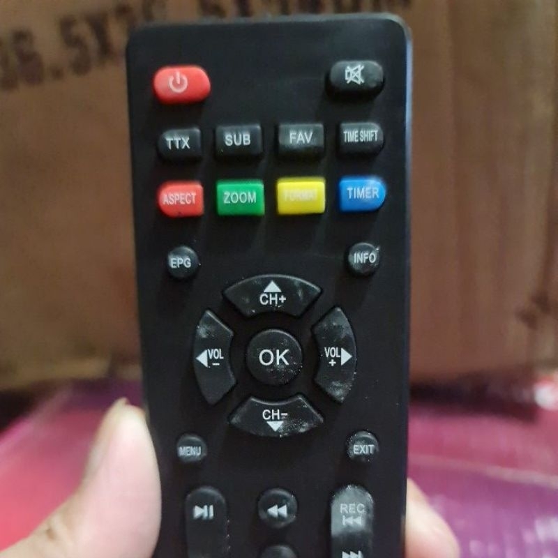 REMOTE SET TOP BOX DVB-T2 MATRIX APPLE BURGER