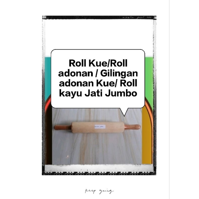 

Roll Kue/Roll adonan Jati Jumbo/ Gilingan adonan Kue/ Rolling pin kue