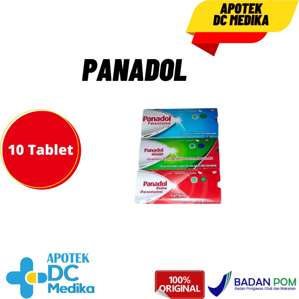 PANADOL/SAKIT KEPALA/NYERI/PUSING/DEMAM