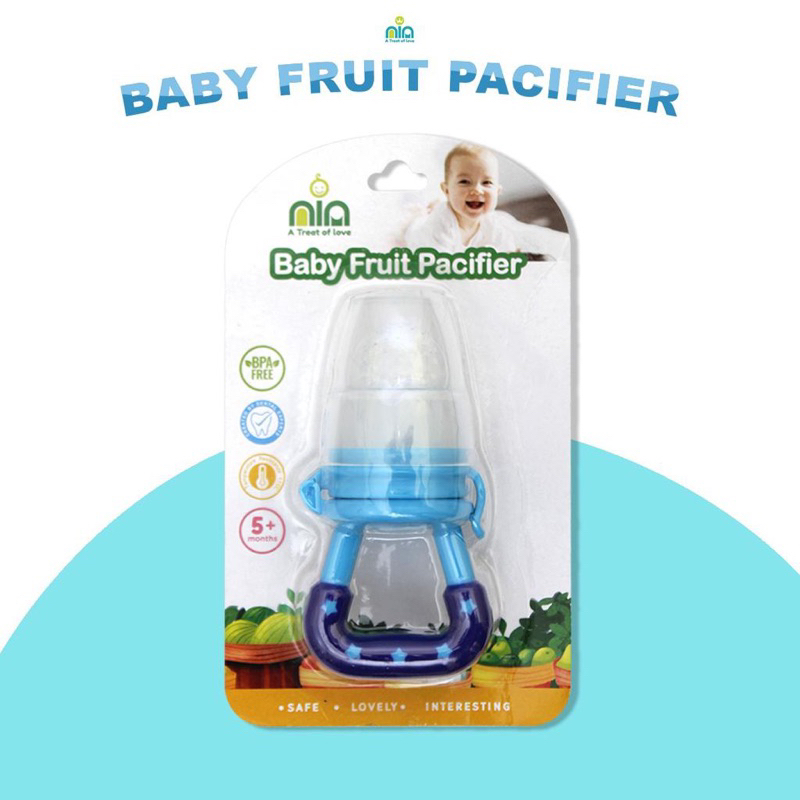 NIA BABY FRUIT PACIFIER - EMPENG BUAH MPASI BAYI BPA FREE