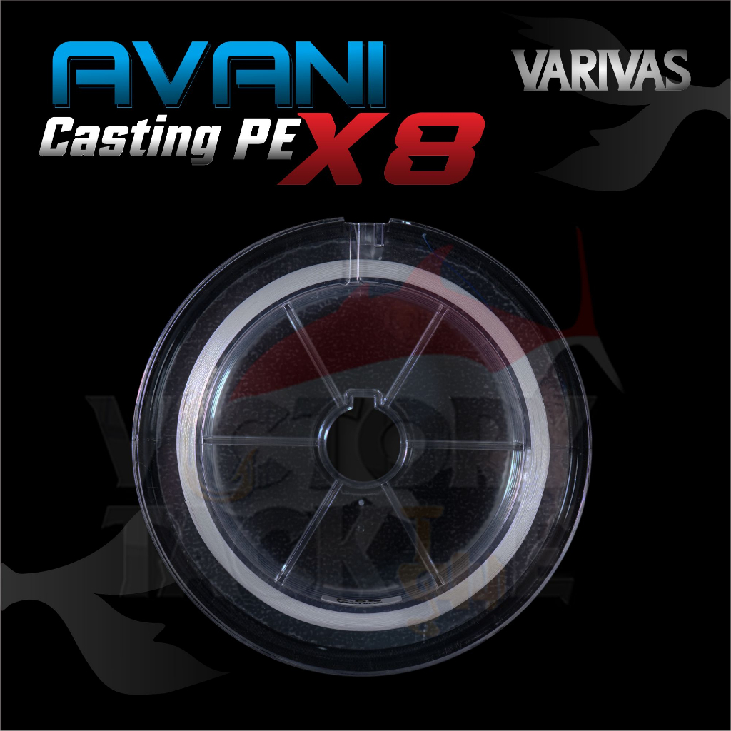 SENAR PANCING | BENANG PE VARIVAS Avani Casting PE Max Power X8 200 METER