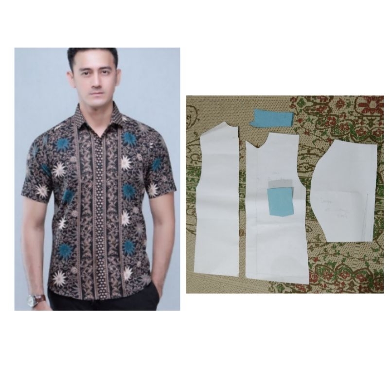 pola instan baju kemeja desainer pola baju