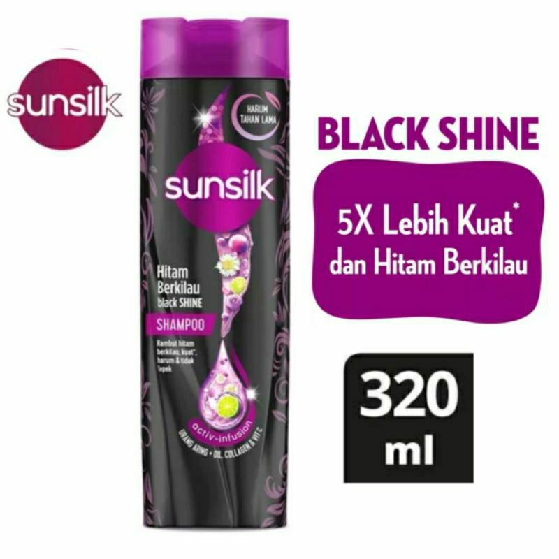 Sunsilk Shampoo Black And Shine 320ml