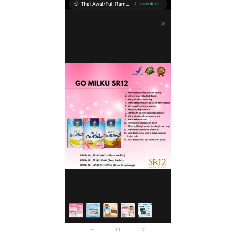 

GOMILKU SUSU KAMBING ETAWA SR12