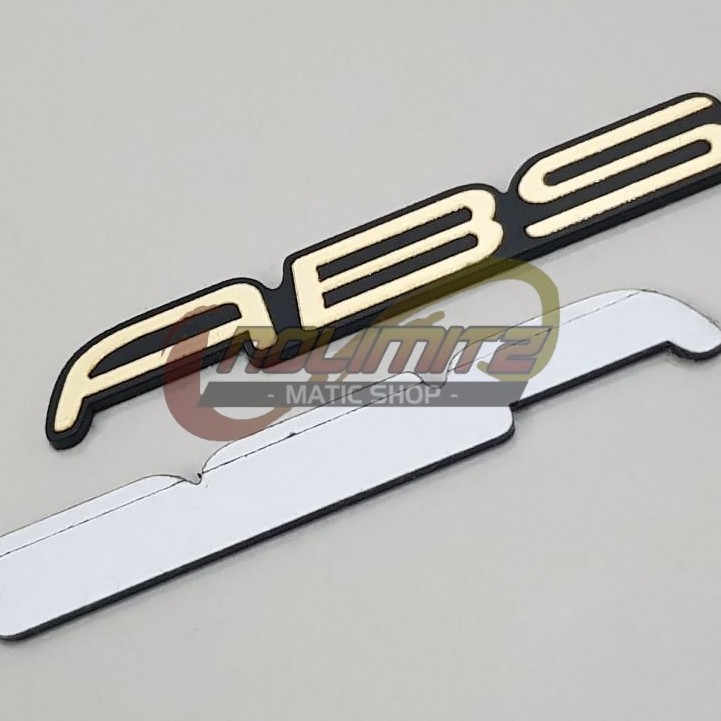 Logo Emblem 3D Timbul ABS Gold NMAX XMAX Aerox 155 Lexi