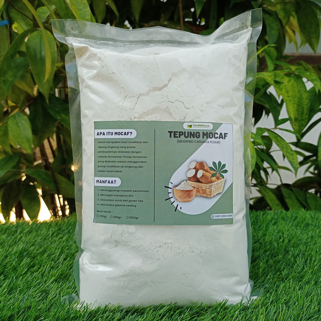 

Tepung Mocaf Tinggi Serat I High Nutrition I Gluten Free I 1kg