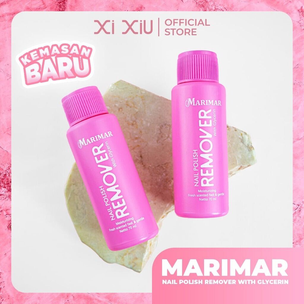 ⭐BAGUS⭐ MARIMAR Nail Polish Remover 70ml | Aseton Penghilang Cat Kuku