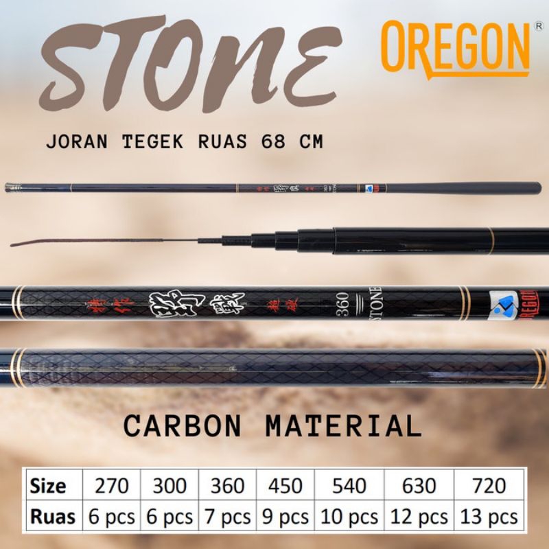 Tegek Pancing OREGON STONE 360, 450 & 540