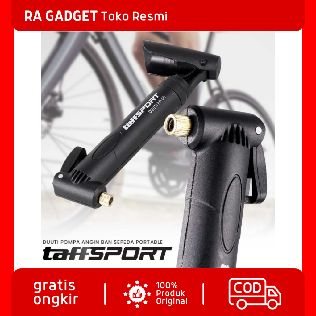 Pompa Angin Ban Sepeda Portable Bike Pump / Pompa Angin Ban Sepeda Dan Motor Mini Injak Manual Xp To
