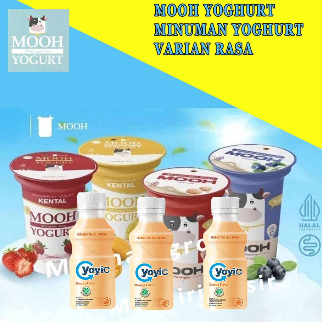 YOYIC/ SUSU FERMENTASI/ MOOH YOGHURT/ MINUMAN SEHAT