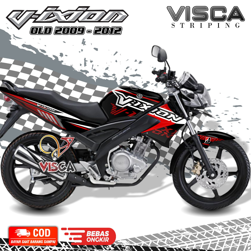 Decal Vixion OLD - Stiker Vixion OLD - Dekal Vixion OLD Full Body - Striping Vixion OLD Variasi - De