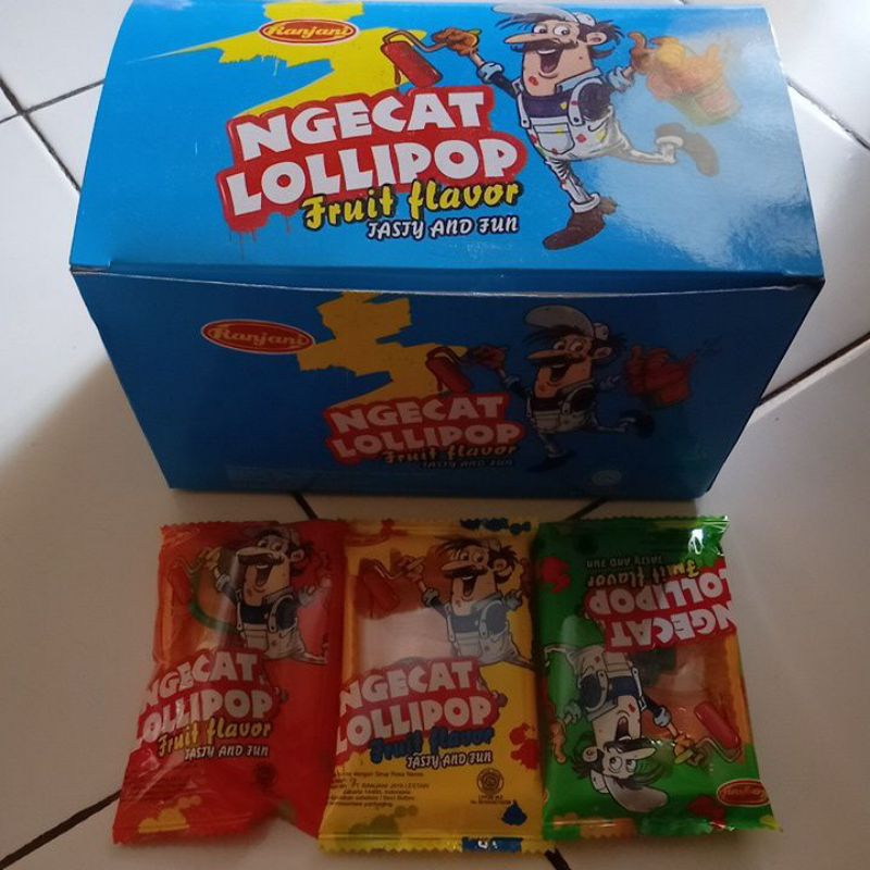 

ngecat lollipop 1 dus isi 24pcs