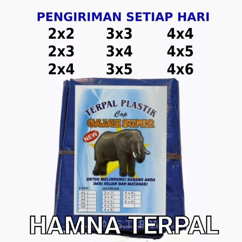 Terpal Plastik A2 2x2 / 2x3 / 2x4 Terpal Jemur Padi Terpal Tenda Terpal Kolam