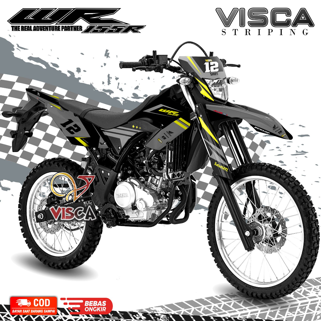 Decal WR 155 - Stiker WR 155 - Dekal WR 155 Full Body - Striping WR 155 Variasi - Decal Hologram WR 