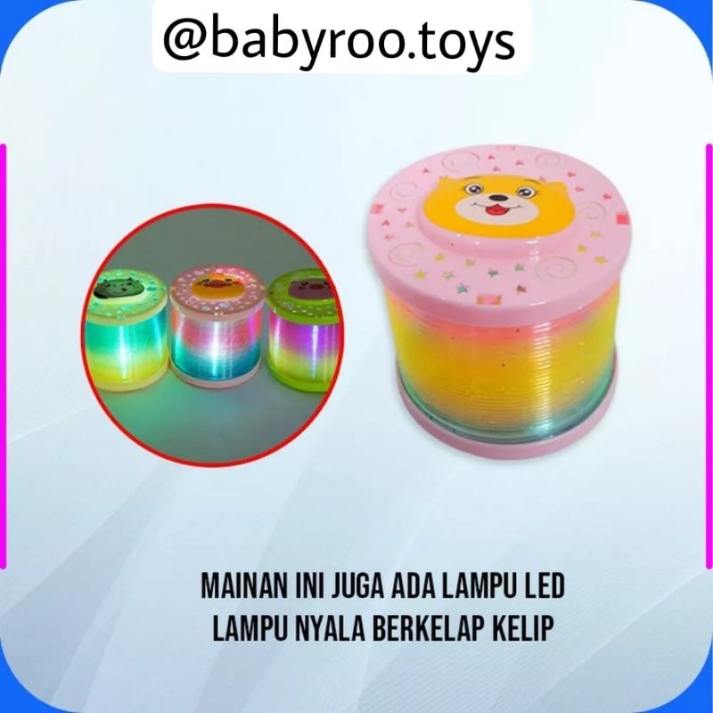 RAINBOW SPRING KARTUN W/LIGHT 17702