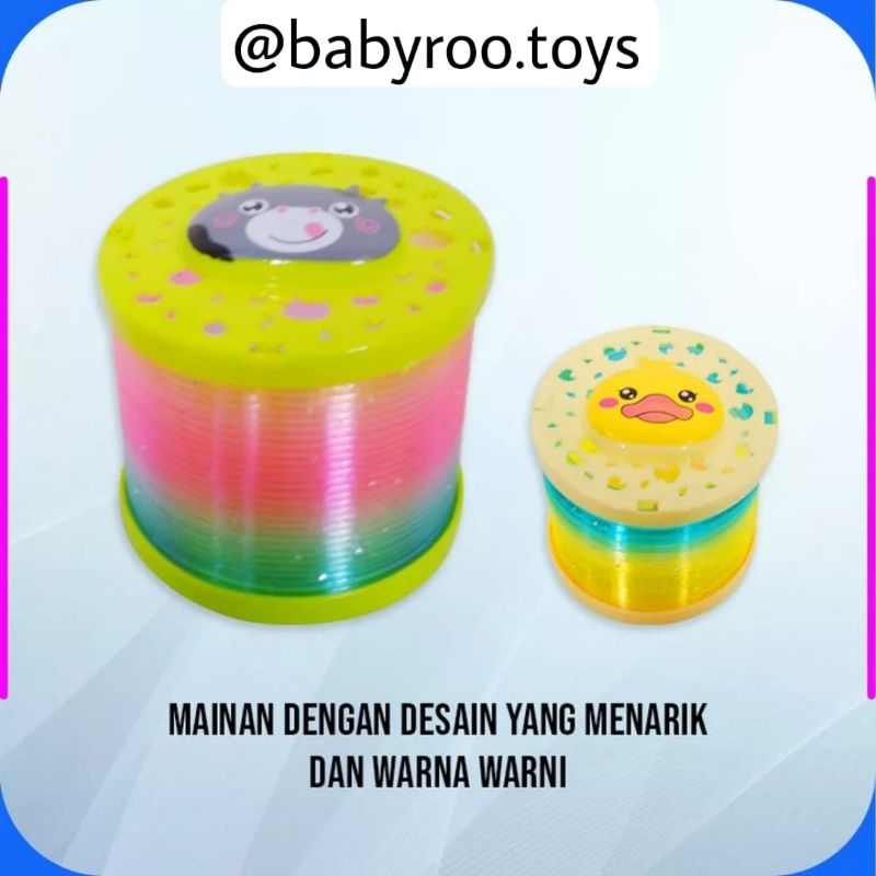 RAINBOW SPRING KARTUN W/LIGHT 17702