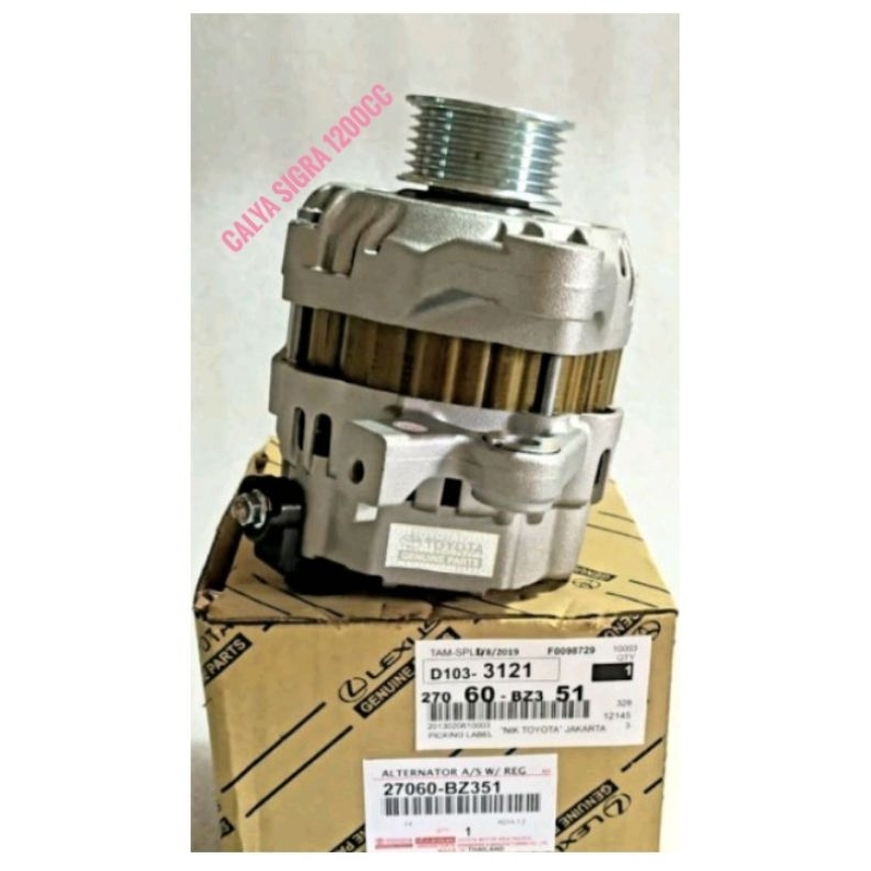 Dinamo Cas Alternator Dinamo Charge Toyota Calya Sigra 1200cc