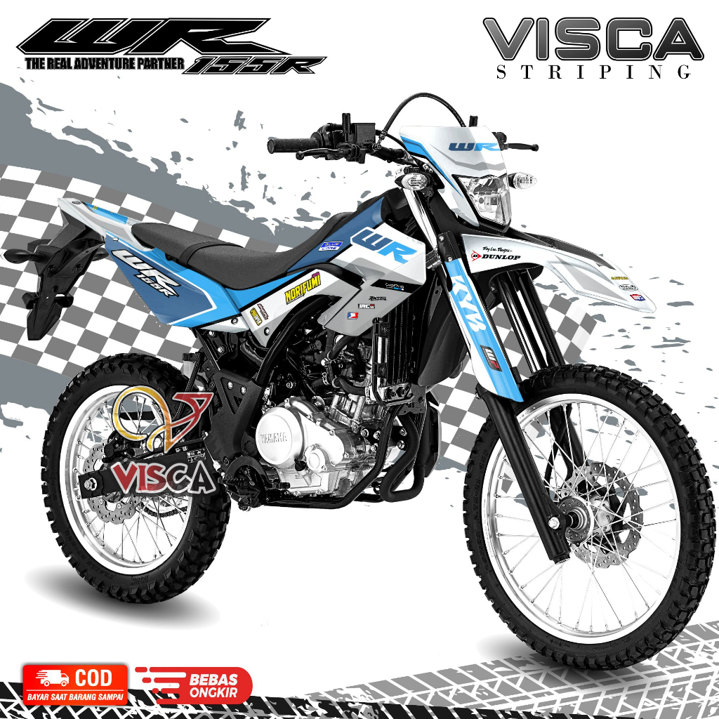 Decal WR 155 - Stiker WR 155 - Dekal WR 155 Full Body - Striping WR 155 Variasi - Decal Hologram WR 