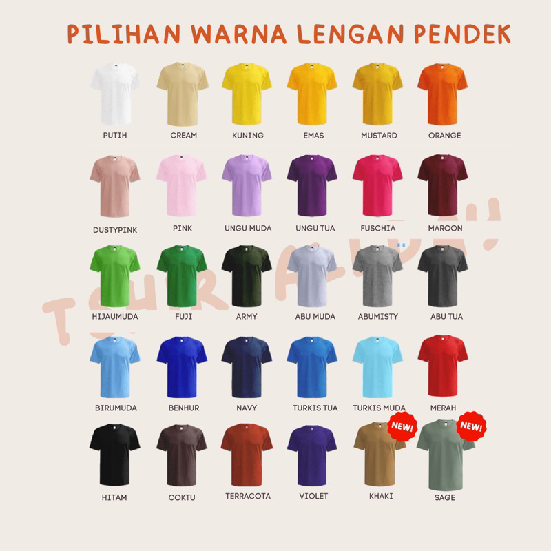 Atasan Pria Wanita Unisex Custom Kaos Kata Kata Bisa Oversize 100% Cotton Combed Kualitas Premium