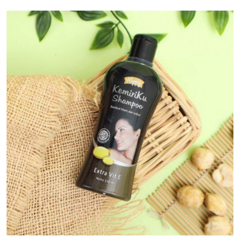 HAPPY KEMIRIKU SHAMPOO 100ML PENGHILANG UBAN/SHAMPOO HAPPY KEMIRI PENGHITAM RAMBUT