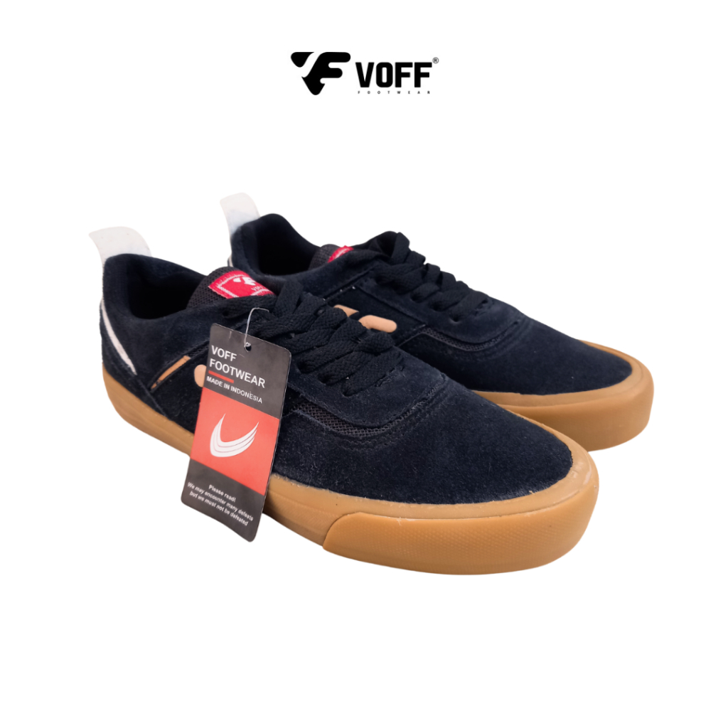 Voff Official Store - Voff Jamief Black Gum | Sepatu Pria | Sneakers