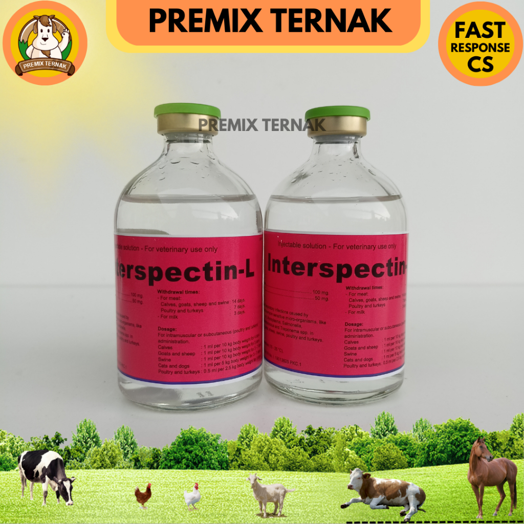 INTERSPECTIN L 100 ml | Injeksi Spectolin Spektolin | Like LS Injection &amp; Pantex Spectolin