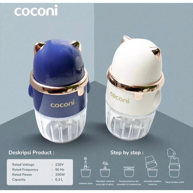 Coconi Food Blender 300 ml Penghalus Makanan Blender