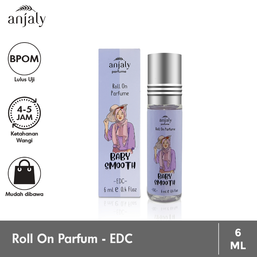 [COD] Anjaly Parfum Roll On dengan Aroma Minyak Wangi yang Elegan Tahan Lama &amp; Tanpa Alkohol - 6 ml