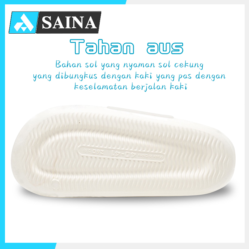 Sandal Slop Pria Dewasa/ Sandal Couple/ Sandal Jelly Sandal Karet Sendal Slop Sandal Rumah Sandal Murah Outdoor Soft Elastic Empuk EVA