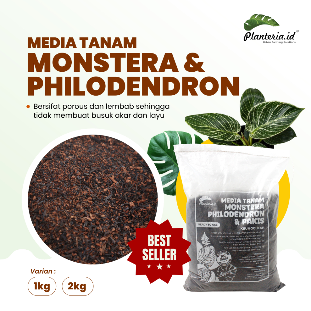 Media Tanam Monstera Media Tanam Organik Khusus Monstera 1 Kg