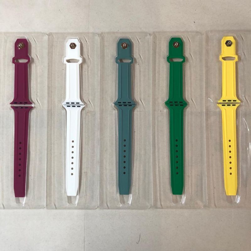 Strap Apple Watch Fashion Silicone iWatch Series 1/2/3/4/5/6/SE/6/7/8/Ultra