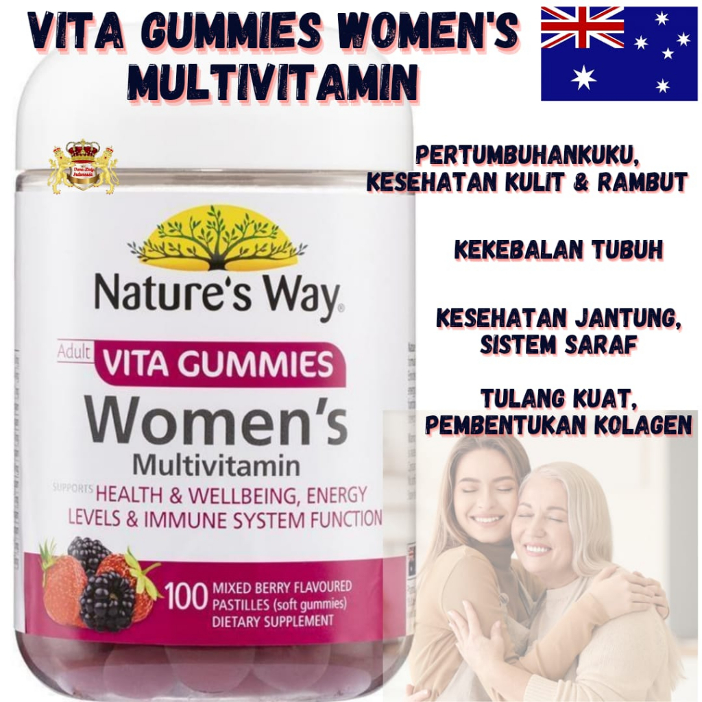 nature's way adult vita gummies women multivitamin 100 gummies