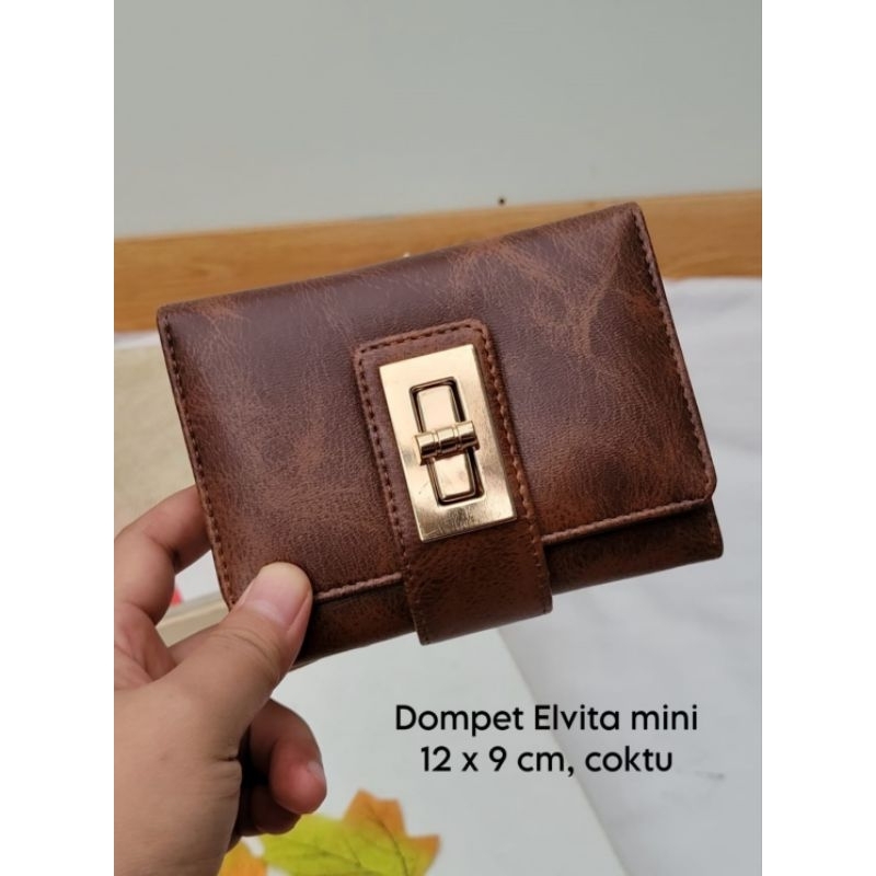 DOMPET MINI LIPAT ELVITA  POLOS BEST SELLER