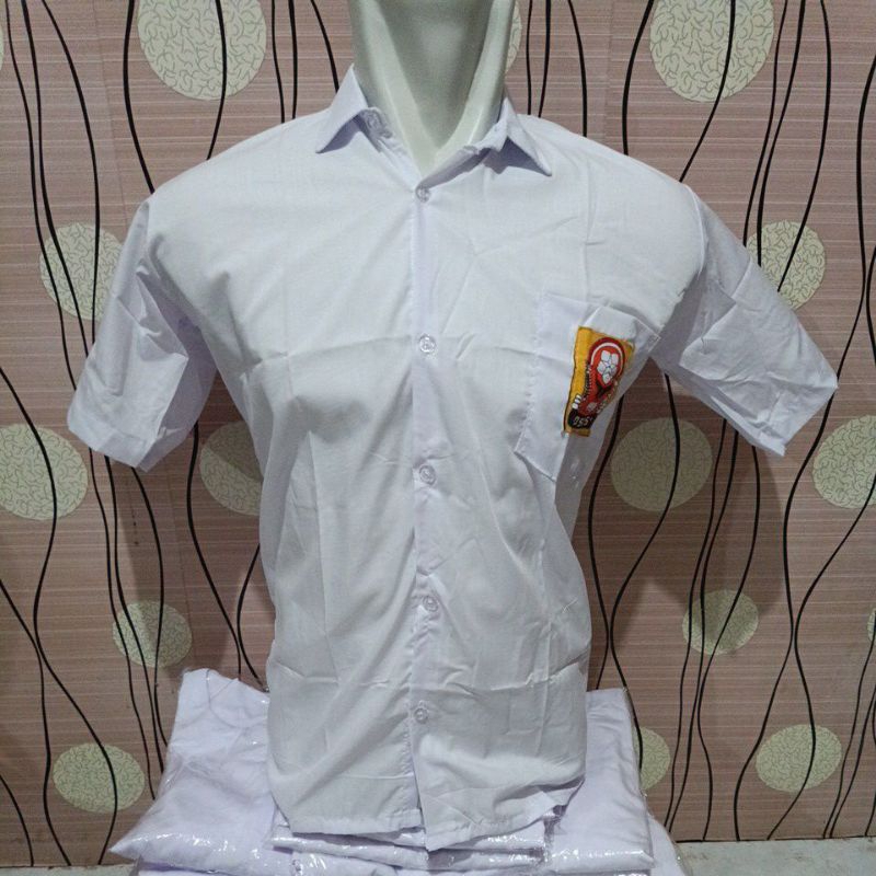 BAJU PUTIH SMP TANGAN PENDEK/BAJU SMP PENDEK MURAH