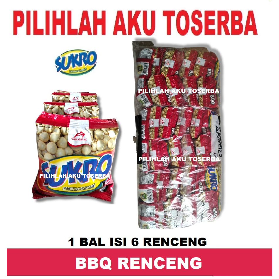 

Dua Kelinci Kacang SUKRO BBQ BARBEQUE RENCENG - ( HARGA 1 BAL )