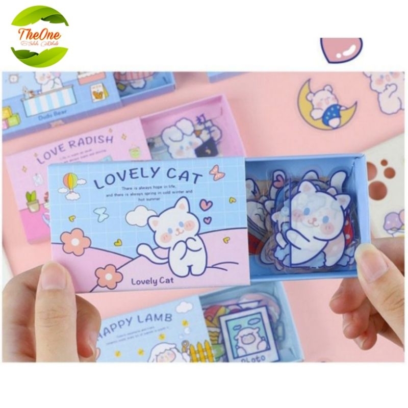 

[THEONE_SHOP] STIKER PET MINI LUCU SINGLE CUT, STIKER GAMBAR CUTE BANYAK MOTIF