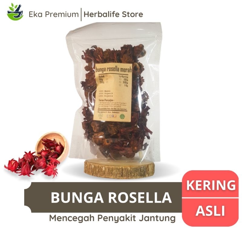 

BUNGA ROSELLA MERAH KERING Kembang Rosela Asli Ramuan Rempah Teh Herbal Murni Jamu Minuman Tradisional