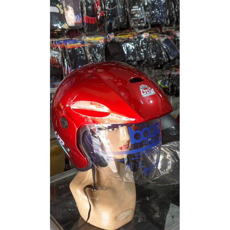Helm LTD Sport SNI Keluaran Terbaru Made In lokal/Kaca Bogo Original /Helm LTD SPORT Standart Nasion
