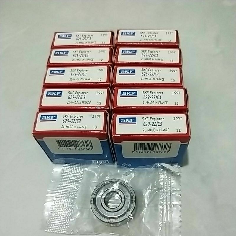 Bearing 629ZZ C3 SKF France Tutup Besi 629 ZZ