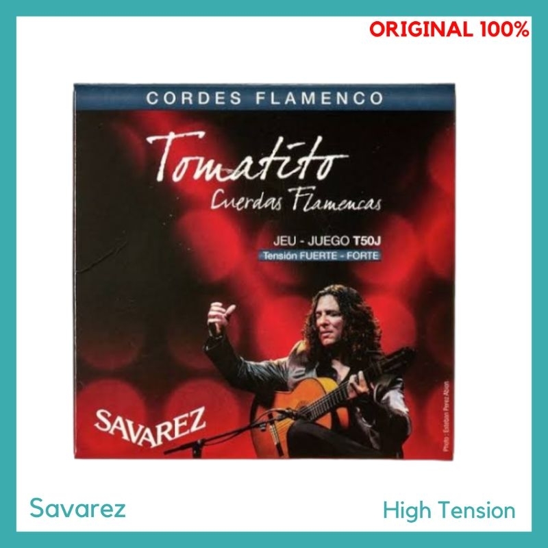 Senar Gitar Savarez Tomatito High Tension T50J Senar Nylon