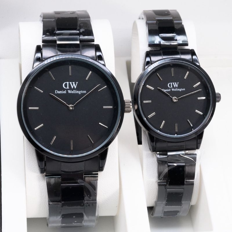 (BISA COD) JAM TANGAN PRIA & WANITA / COUPLE WD ICON FREE BOX ORI + PAPERBAG & BATERAI CADANGAN