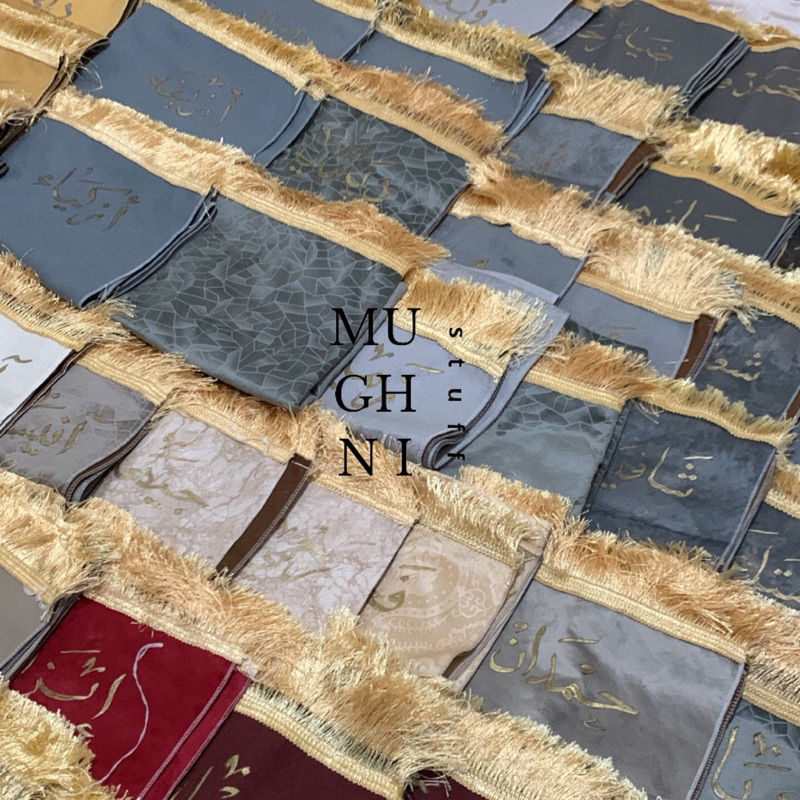 PO SEPTEMBER Sajadah Custom Nama Arab saudi / Sajadah Custom Nama Saudi Arabia Original / Sajadah Me