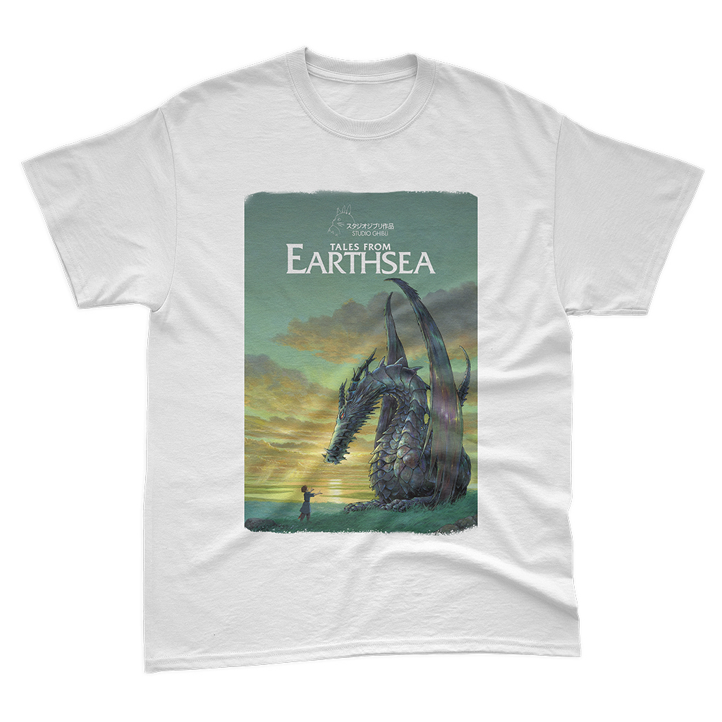 Kaos Anime Tales From The Earthsea - Tshirt Studio Ghibli Tales From The Earthsea