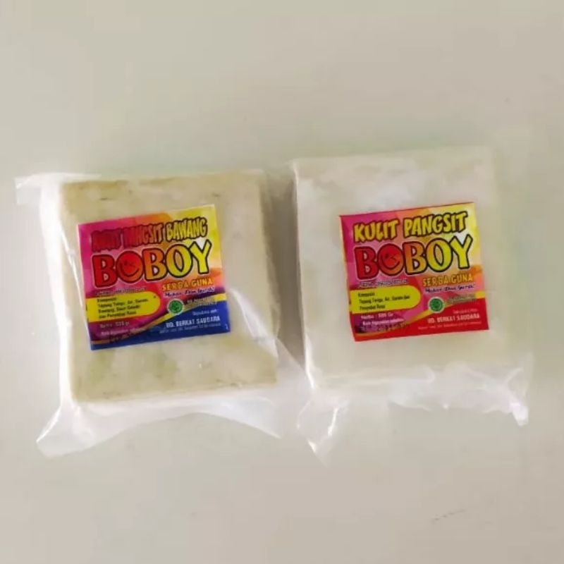 Boboy Kulit Pangsit Original Rasa Bawang