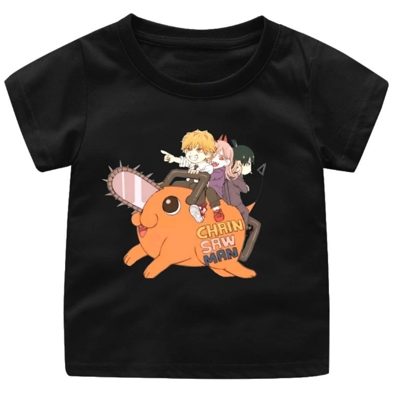 BAJU KAOS ANAK LAKI- LAKI ANIME CHAINSAW MAN(2) 1-14 TAHUN/REMAJA/DEWASA