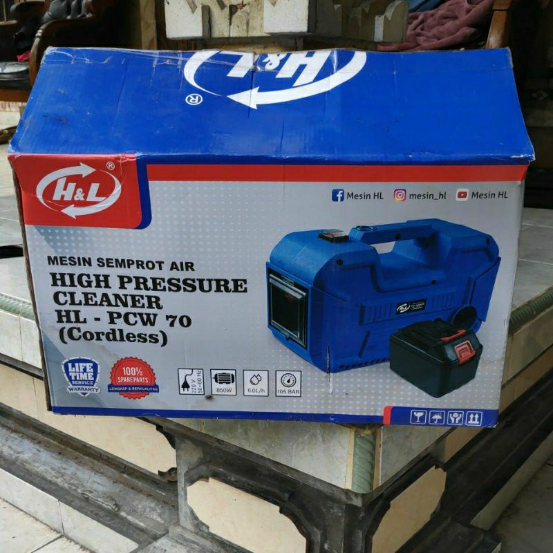 jet cleaner cordless H&L