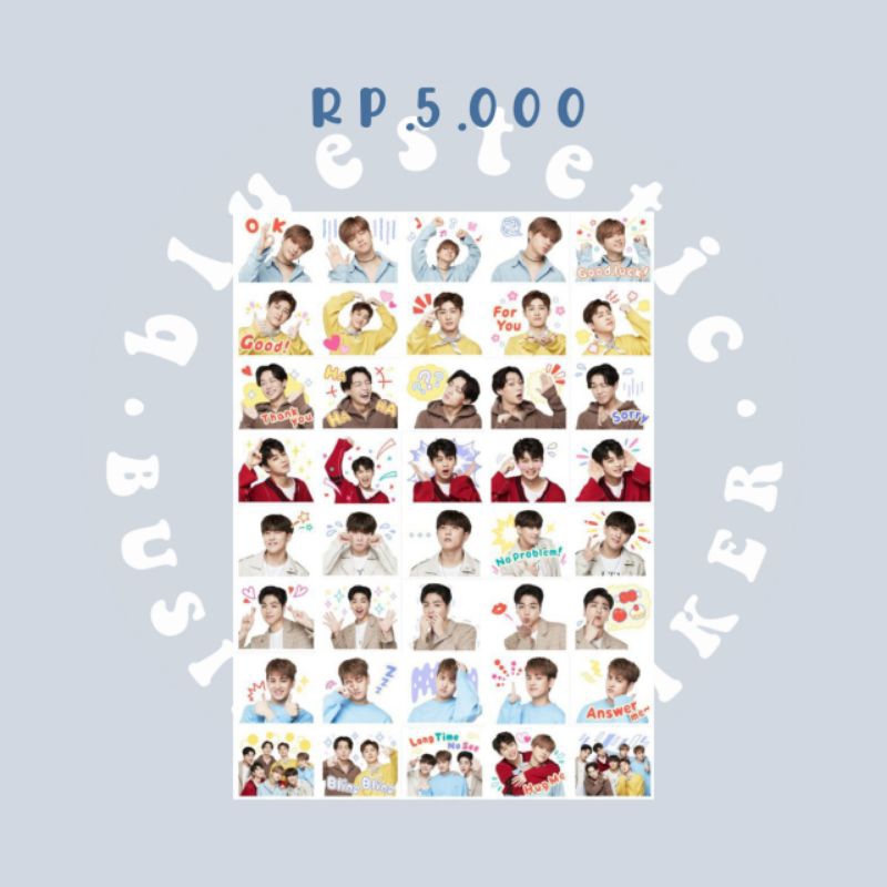 

STIKER animal lucu aesthetic BTS | isi 40/pcs