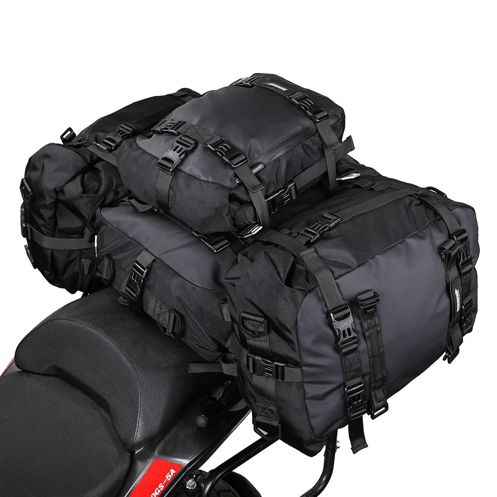 Rhinowalk Tas Ransel Motor Touring Back Seat Tail Storage Bag 20 L - MT21620 - Black