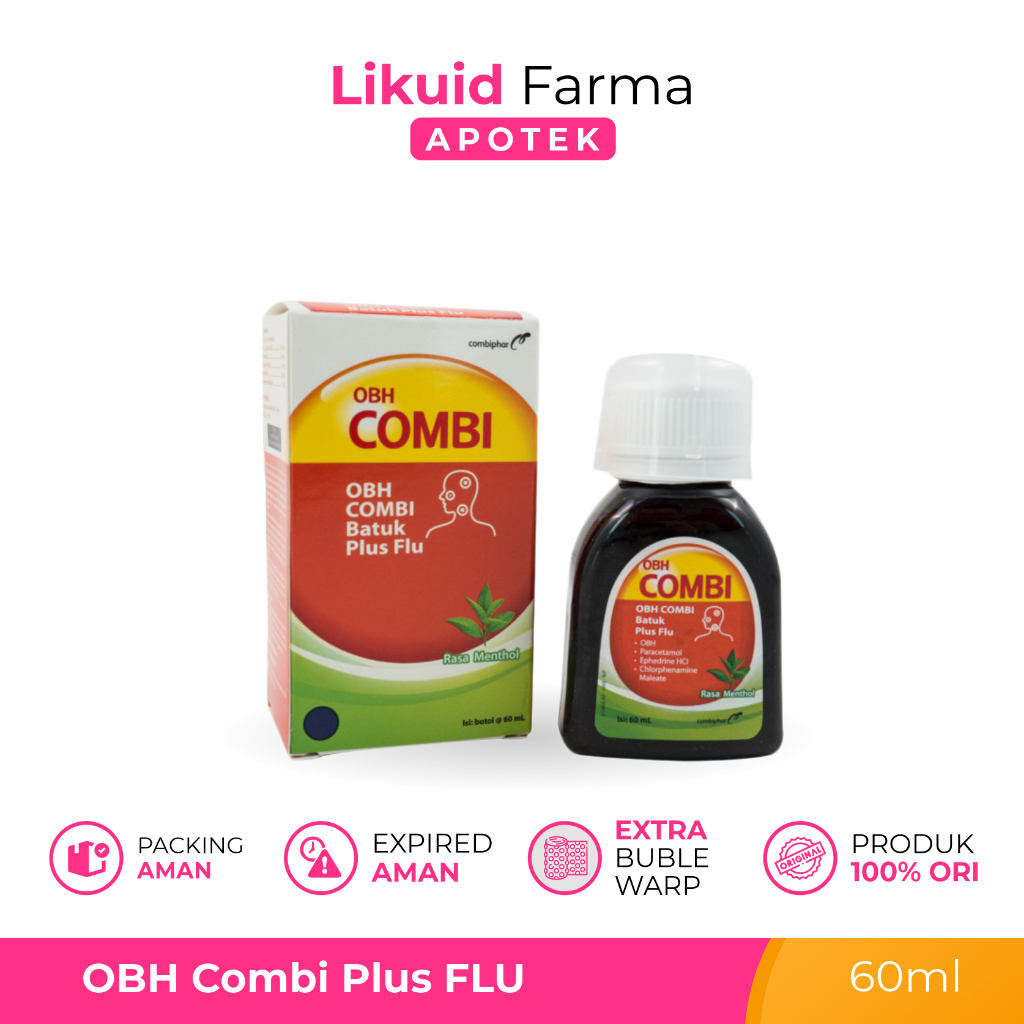 OBH Combi Batuk Plus Flu - Obat Batuk dan Flu